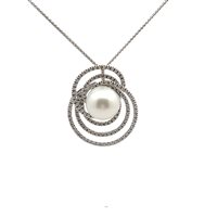 Collana Recarlo Donna in Oro bianco Perla ZS 383/B - ZS 383/B